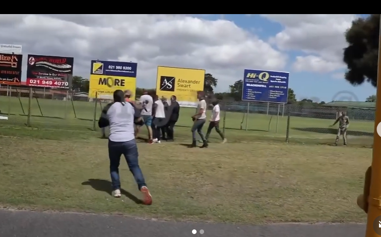 Video of Black South Africans fleeing for their lives after pushback from White South Africans following v!olent confrontation goes viral